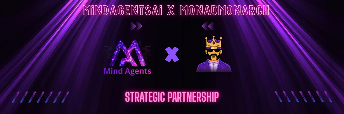 Partnering with <a href="/MindAgentsAI/">MindAgentsAI (formerly MonadAI)</a> - a powerhouse building the future of AI on Monad.

From incubation to agent trading - all fully on-chain.

AI x Gaming synergy unlocked. 👑