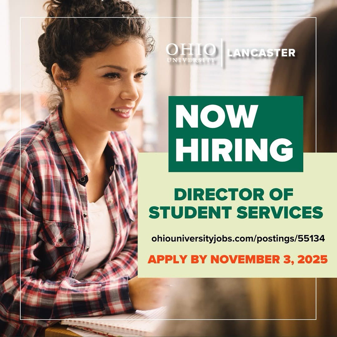 Now hiring! #OHIOLancaster is accepting applications for a Director of Students Services position. 

For consideration, apply by Monday, November 3. Visit: ohiouniversityjobs.com/postings/55134.

#ForeverOHIO