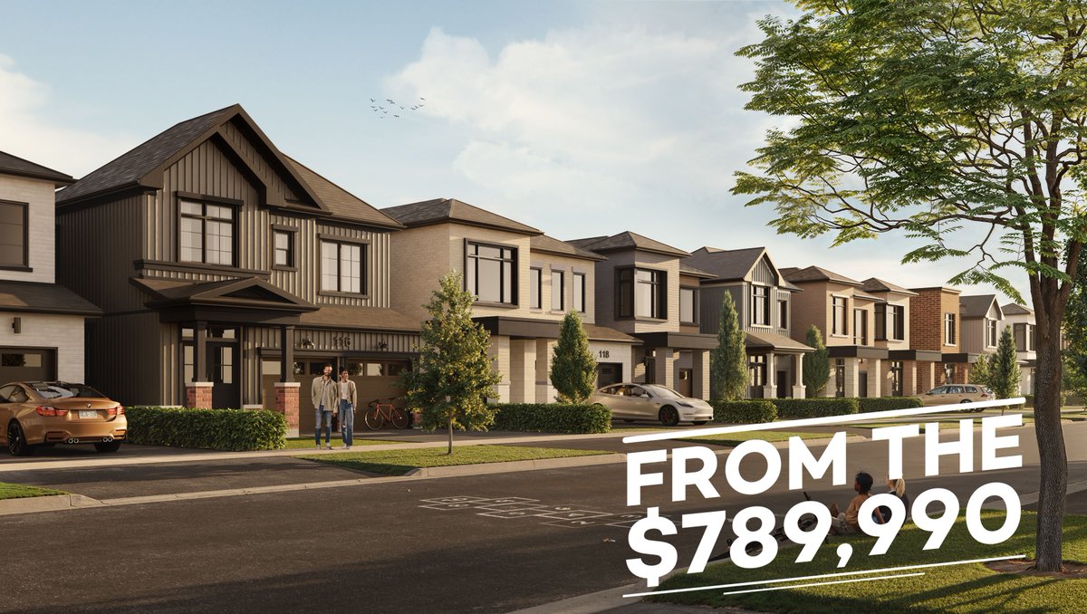 Kitchener Freehold Homes Starting From $659k| Extended Easy Total Deposit of 8%.mailchi.mp/a609797da097/w…