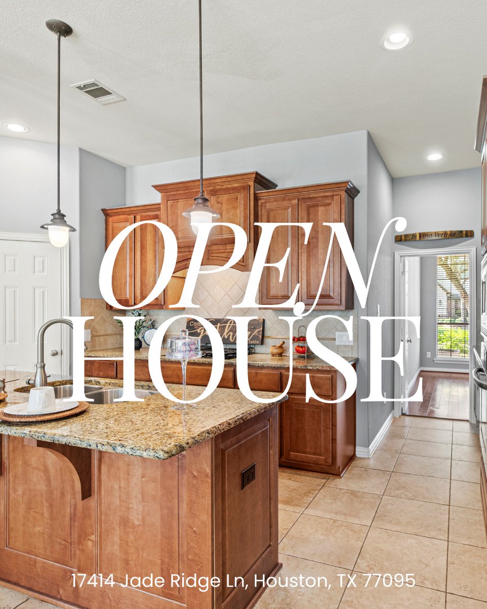 jillsmith_team's tweet image. OPEN HOUSE | 17414 Jade Ridge Ln, Houston
SAT | OCT 18 | 1 - 3
Hosted by:
Nikki Villarreal
(713) 203-4234 | nikki@jillsmithteam.com
Listing Agent:
Jill Smith
(281) 704-3749 | jill@jillsmithteam.com
🔗 jillsmithteam.com/property-searc…
#mls63080562 #copperlakestexas #houstontx