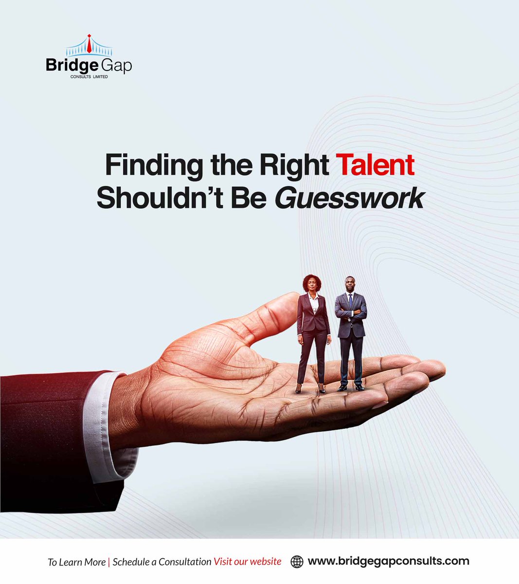 bridgegapng's tweet image. At Bridgegap, we find the right people for your needs, fast, smart and scalable 

#BridgeGapConsultsLimited #recruitment #RecruitmentExperts #training #revampingtheworkforce #outsourcingsolutions