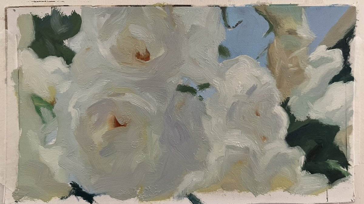 Gonna paint a flower today, maybe it’ll clear my mind.