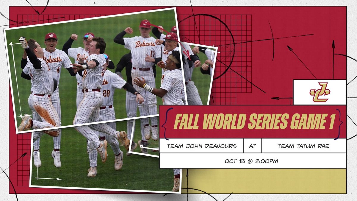 🚨Fall World Series Game 1 🚨
Lets see the Bobcats compete!!