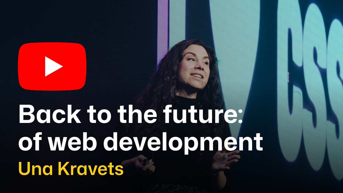 nordicjs's tweet image. Thanks @Una for showing us the future of HTML and CSS in "Back to the future: of web development". We've never been more excited about... not using JavaScript 😅❤️
youtu.be/BEXe9qYl2-k