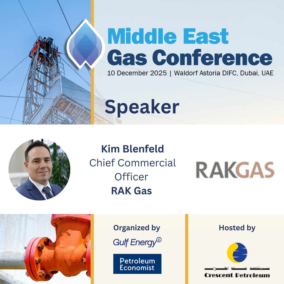 Kim Bendfeld, CCO at <a href="/RAKGasOfficial/">RAKGAS</a>, joins the NOC Panel: “Unlocking the Full Potential of Upstream Gas in the Middle East” at Middle East Gas Conference 2025 in Dubai on 10 Dec.

Register now: MiddleEastGas.com

#MiddleEastEnergy #NaturalGas #MEGas2025