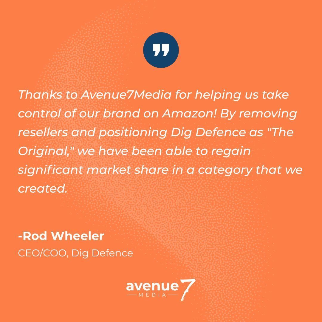 Avenue7M's tweet photo. Stop letting copycats steal your sales. You built the category; you should own it. We arm brands with the strategy to take back control. The proof is in the results. 👇

Ready to fight back? Let's talk. https://t.co/lvBNjVtjtP 

#Avenue7Media #ClientTestimonial #AmazonStrategy https://t.co/qWrSOnwEe0