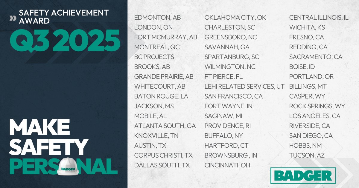 Badger Infrastructure Solutions tweet media