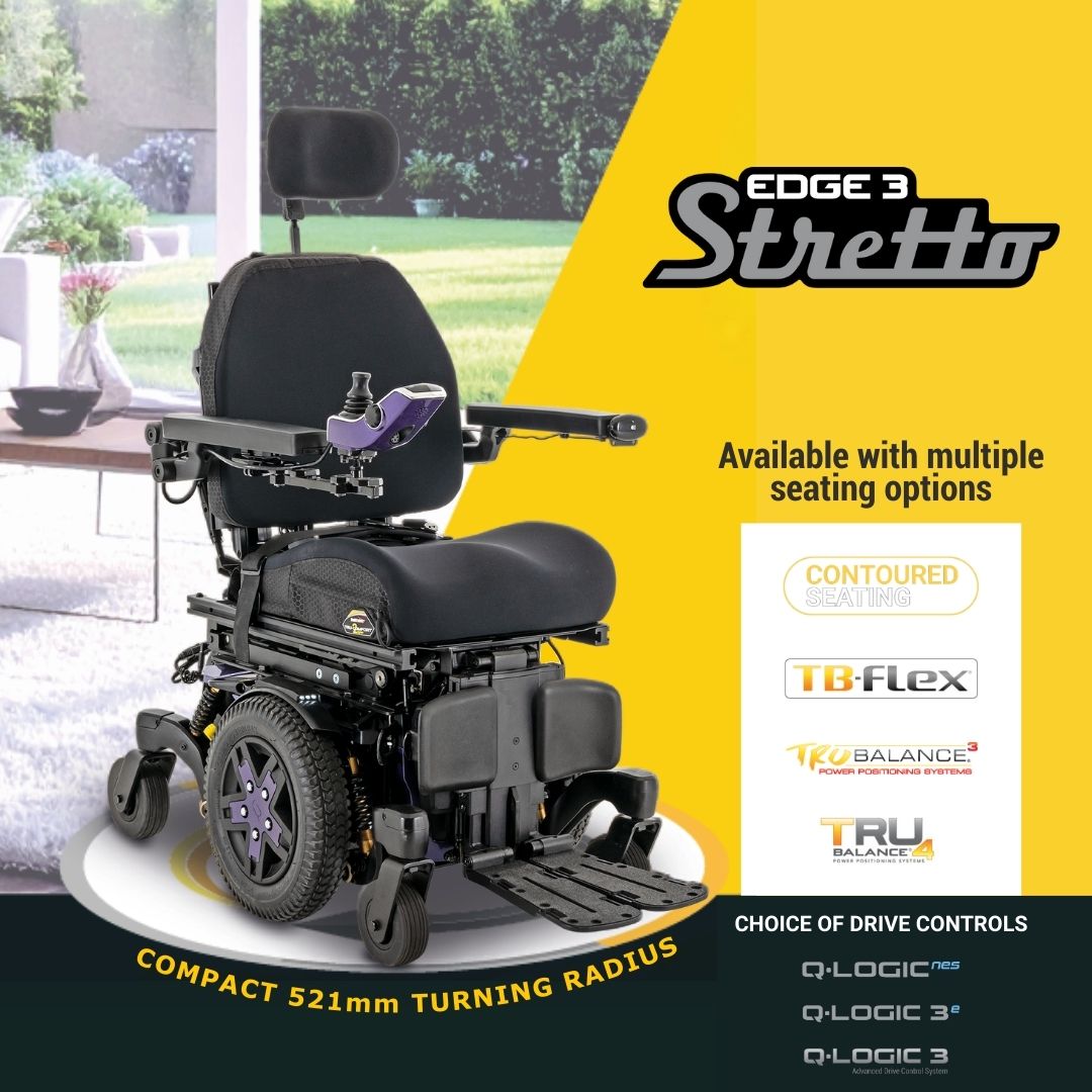 The Edge 3 Stretto is designed around the way people actually live. Its compact base and tight turning radius make it ideal for homes and spaces where every inch counts 🏠 ✨

#Edge3Stretto #MobilityMatters #CustomSeating