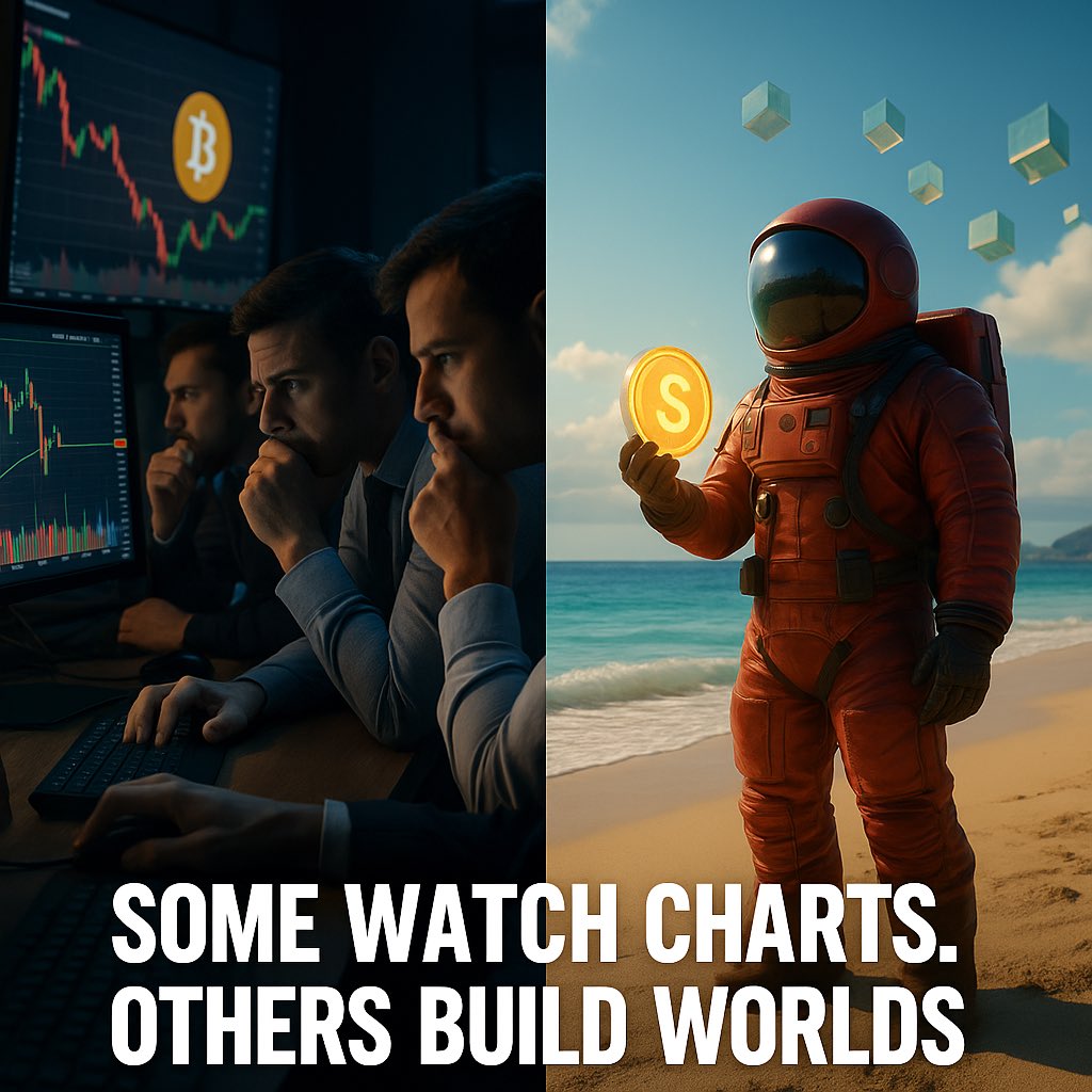 ReEarthProject's tweet image. Everyone’s staring at Bitcoin charts 📈

Meanwhile, the @blockstranding explorers are busy building worlds on-chain. 🌊

Some watch candles.
Others make history.

#STRAND #CryptoGaming #MMORPG