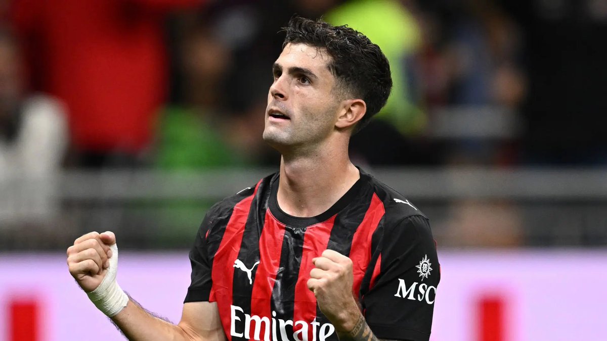 Christian Pulisic compared to Serie A players this season:

-Joint-most goals (4)
-Joint-most goal contributions (6)
-Joint-fourth-most big chances created (4)

Xhulio Zeneli takes a look at Pulisic's evolution in Milan: breakingthelines.com/serie-a-analys…