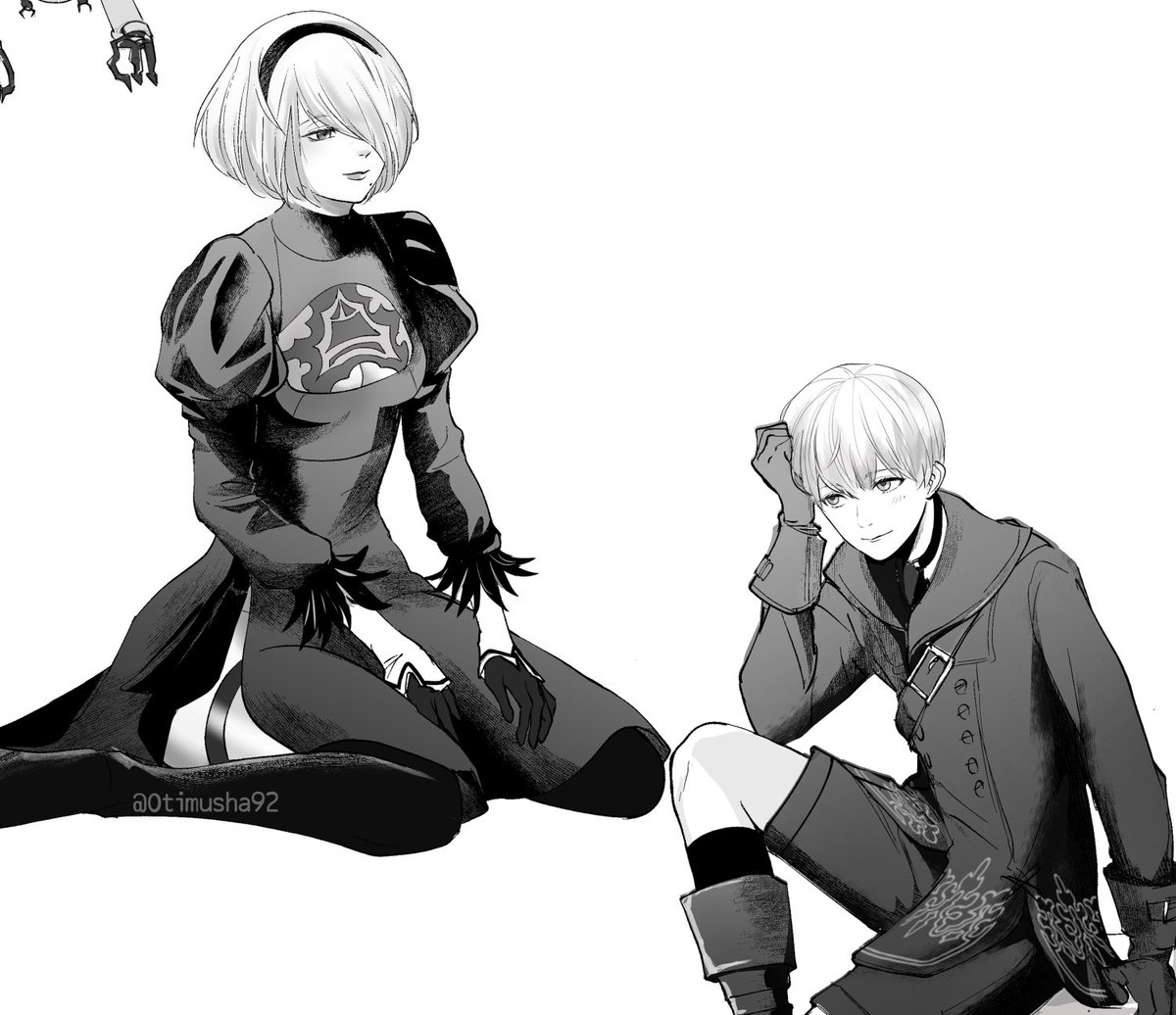 視線🤍🖤9S2B