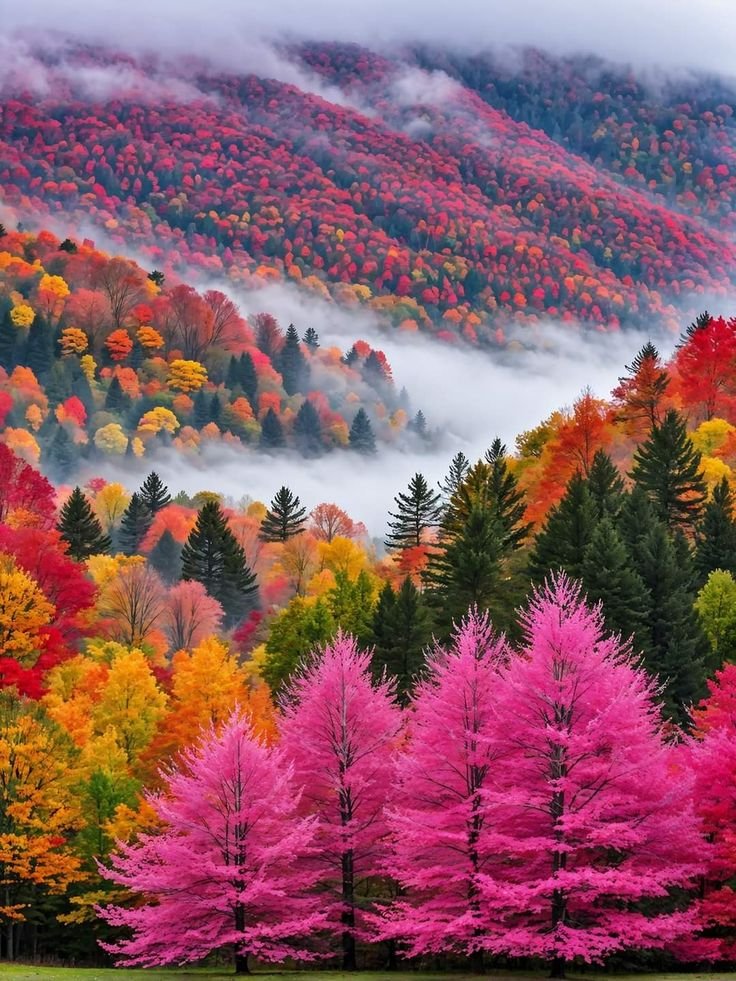 VieNatureSavoir's tweet photo. Admire this marvel of nature, a marriage of absolute colors, a harmony of balanced species for a breathtaking view🧡💚💙🩷🤎 https://t.co/Wx4IHoxuHD