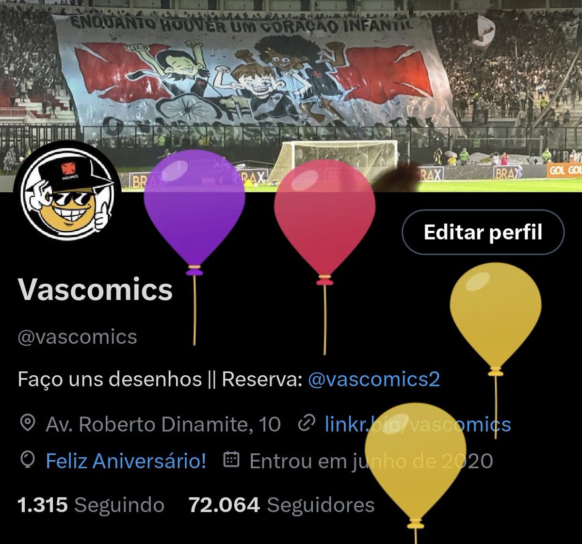 vascomics's tweet photo. Curiosidade: Vegetti e eu fazemos aniversário no mesmo dia 

Parabéns pra nós 👏 https://t.co/JT0w2T1CAF