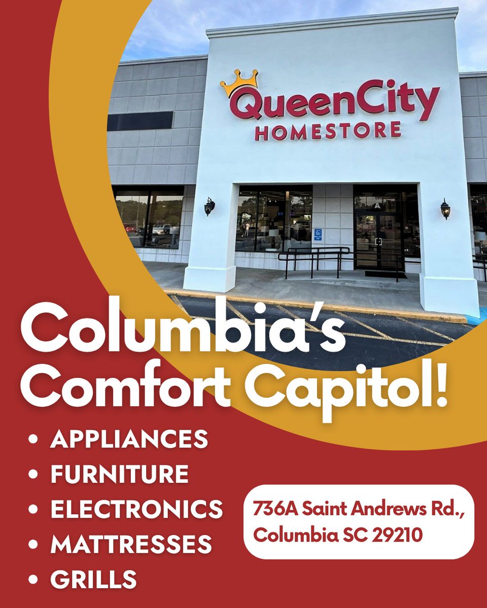 #PartnerPost
We are proud to be Partners with Queen City Homestore. Looking for appliances, furniture, or the perfect mattress? Queen City Homestore is your whole-home destination for trusted brands and quality furnishings. Visit us online or in-store to discover why we’re