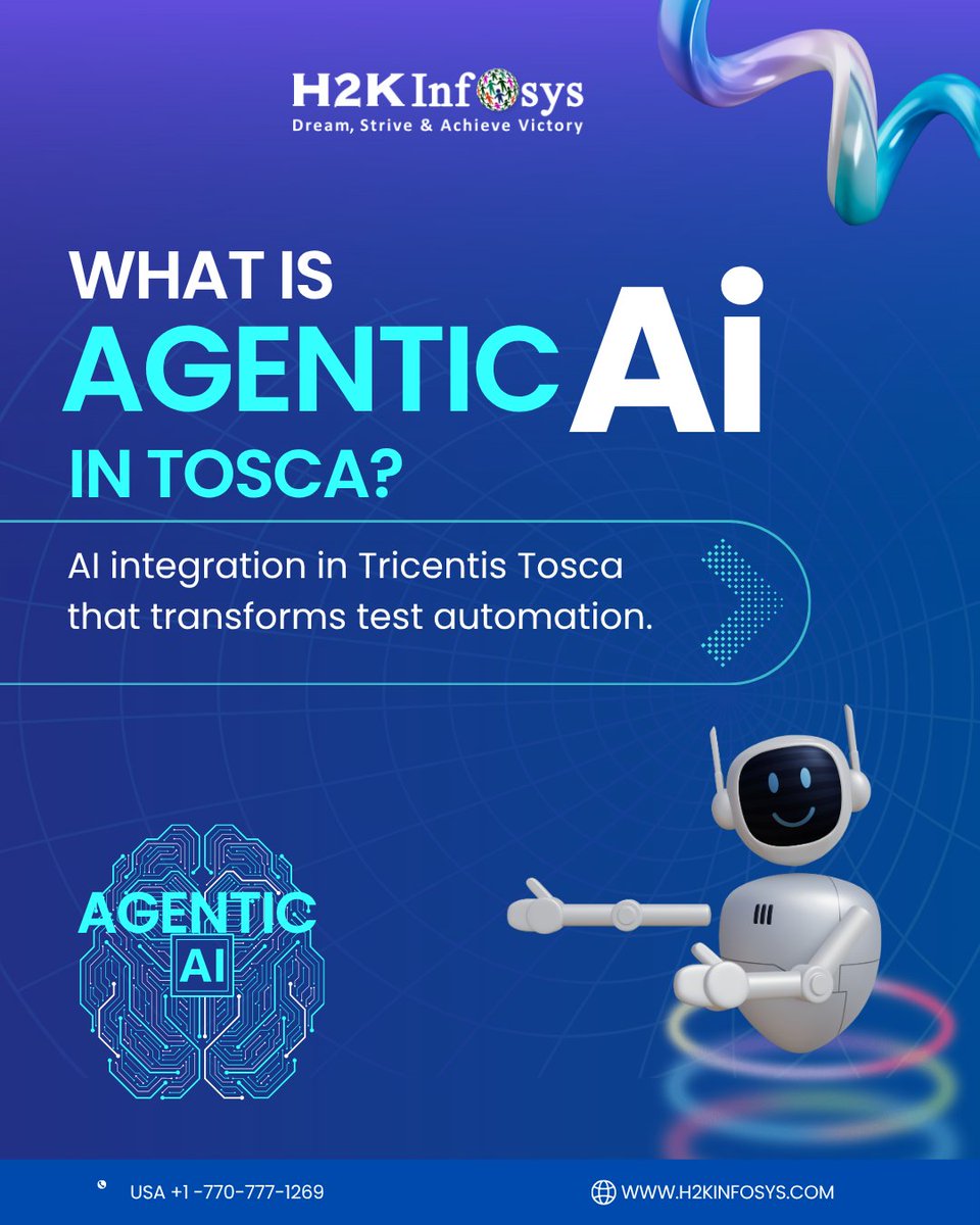 h2kinfosys's tweet image. 🌟 What is Agentic AI in Tricentis Tosca?
👉h2kinfosys.com/courses/tosca-…
+1 770-777-1269 | training@h2kinfosys.com
#AgenticAI #Tosca #Tricentis #AITesting #TestAutomation #SoftwareTesting #QualityAssurance #DigitalTransformation #AutomationEngineer
