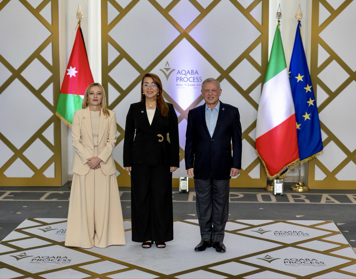 Honoured to join 🇯🇴 HM <a href="/KingAbdullahII/">عبدالله بن الحسين</a> and 🇮🇹 PM <a href="/GiorgiaMeloni/">Giorgia Meloni</a> in Rome for the Aqaba Process, a platform to confront the terrorism-crime nexus in West Africa and the Sahel.

The path forward is clear: invest in prevention, build capacity and tackle root causes head-on.