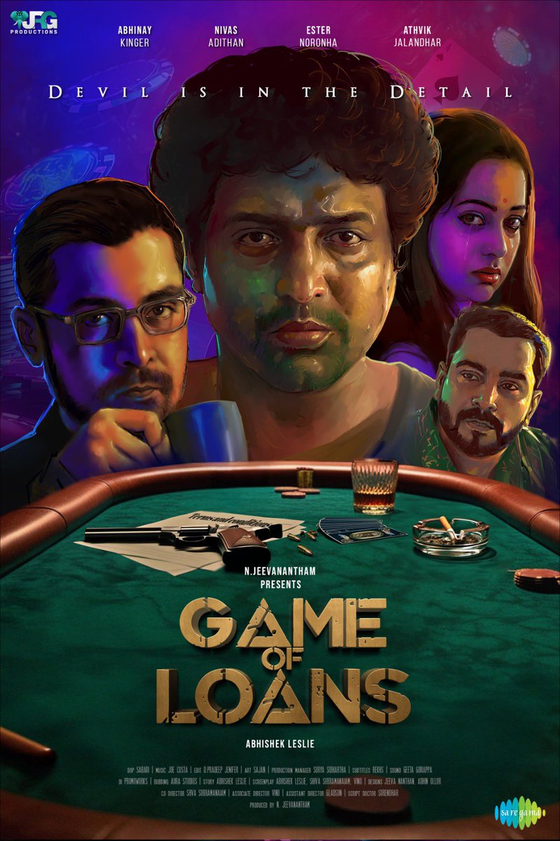 pudiharicharan's tweet photo. #GameofLoans - A film about online gaming addiction and how it ruins the lives of so many. 

A story of a loan company and a guy who’s borrowed heavily from them. 

@abhishek_leslie has written and directed it. 

Diwali release in theatres! https://t.co/iYaiFoJ3RZ
