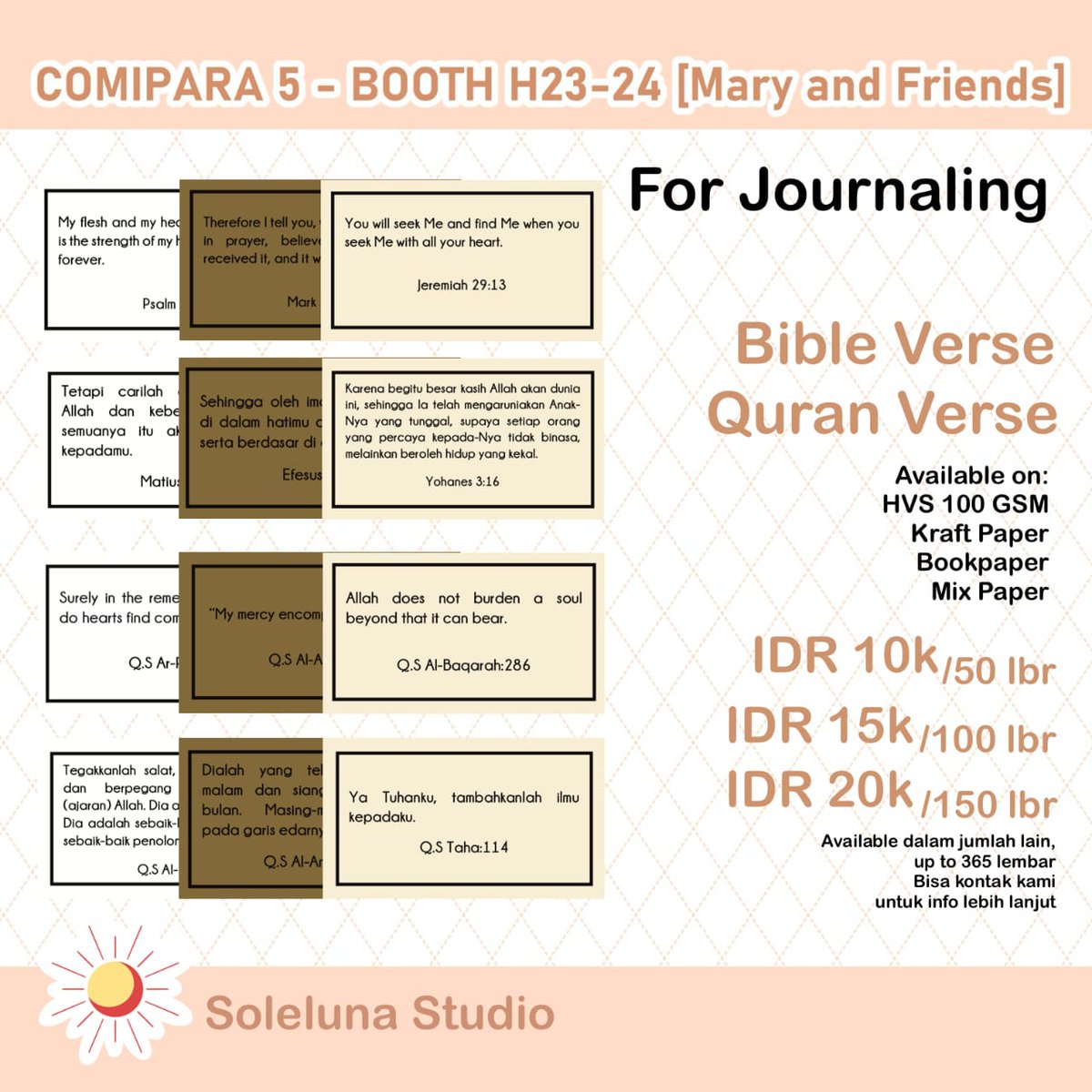 chutopiaaa's tweet image. Hai, aku as illustrator untuk @YourSoleluna
Mampir ya ke booth kami

🗓️: 18-19 Oktober 2025
📍:JEC
⭕: Mary and Friends (H23-24)

[ ❤️ and 🔁 are much appreciated, thankyou]

#comipara5catalogue #comipara #comicparadise