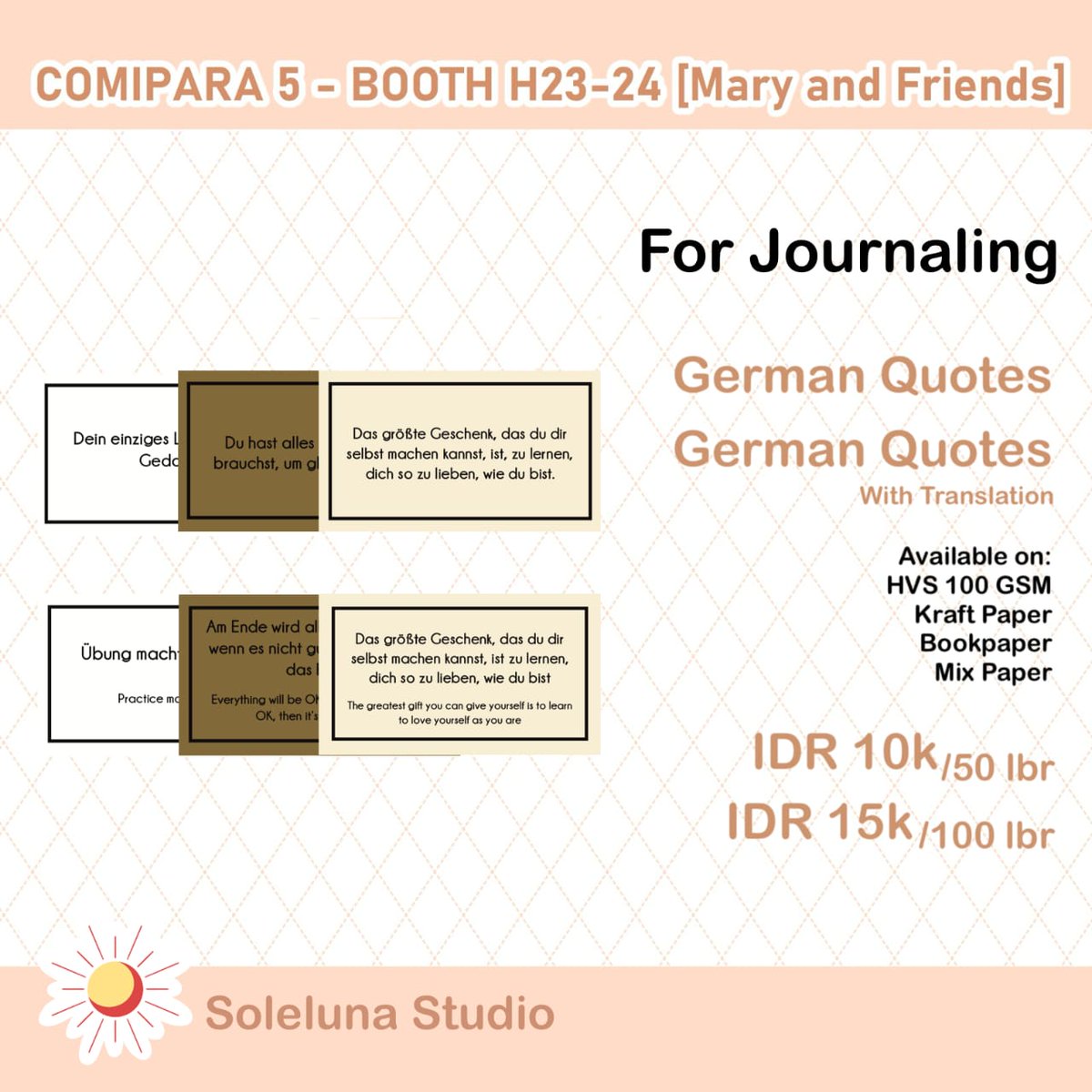 chutopiaaa's tweet image. Hai, aku as illustrator untuk @YourSoleluna
Mampir ya ke booth kami

🗓️: 18-19 Oktober 2025
📍:JEC
⭕: Mary and Friends (H23-24)

[ ❤️ and 🔁 are much appreciated, thankyou]

#comipara5catalogue #comipara #comicparadise