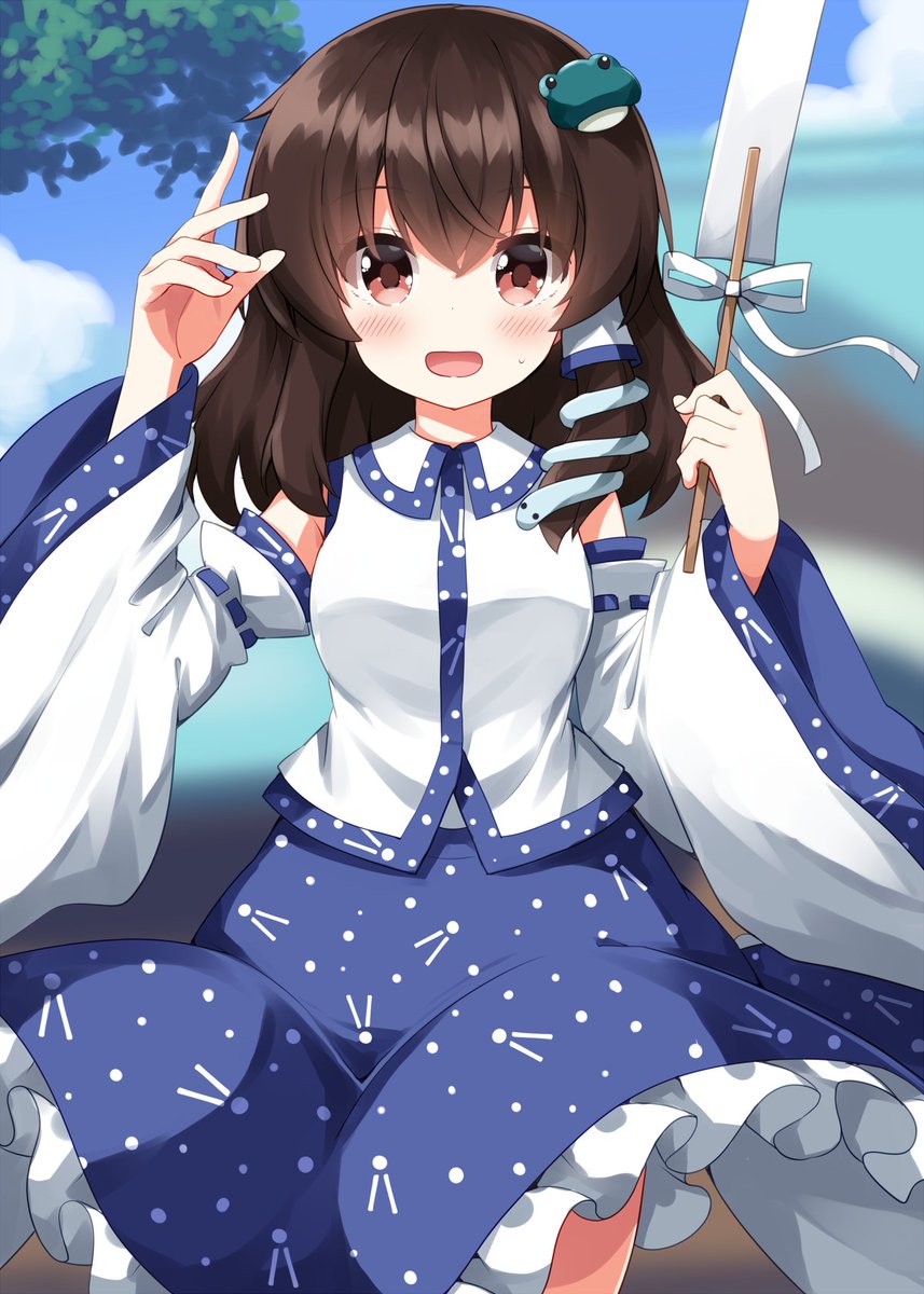 早苗衣装霊夢
