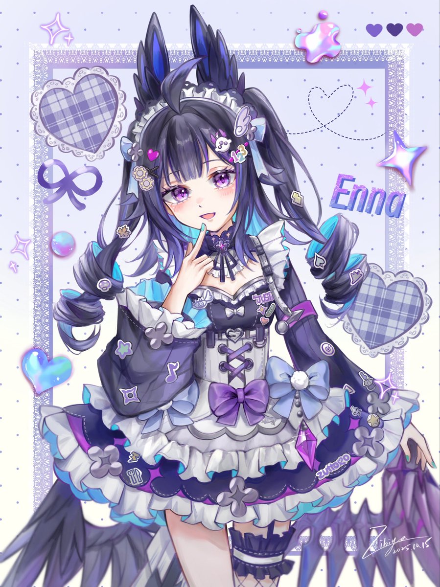 zibiya_116's tweet photo. #Palouette #エナーアート 
🖤💜🩵 https://t.co/1UeTKvSZrJ