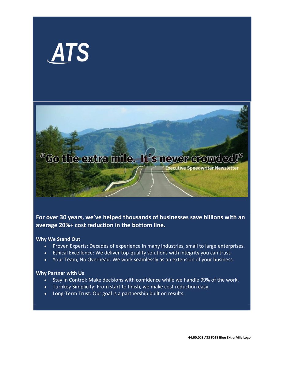 ATSPGroup's tweet image. Thousands of projects conducted … Why?
Decades of Results in Reducing Costs for our Clients!
Grow@ATS-Business.com
ATS-Business.com/procure
Contact us today and see how we can boost your bottom line at ats-business.com/contact