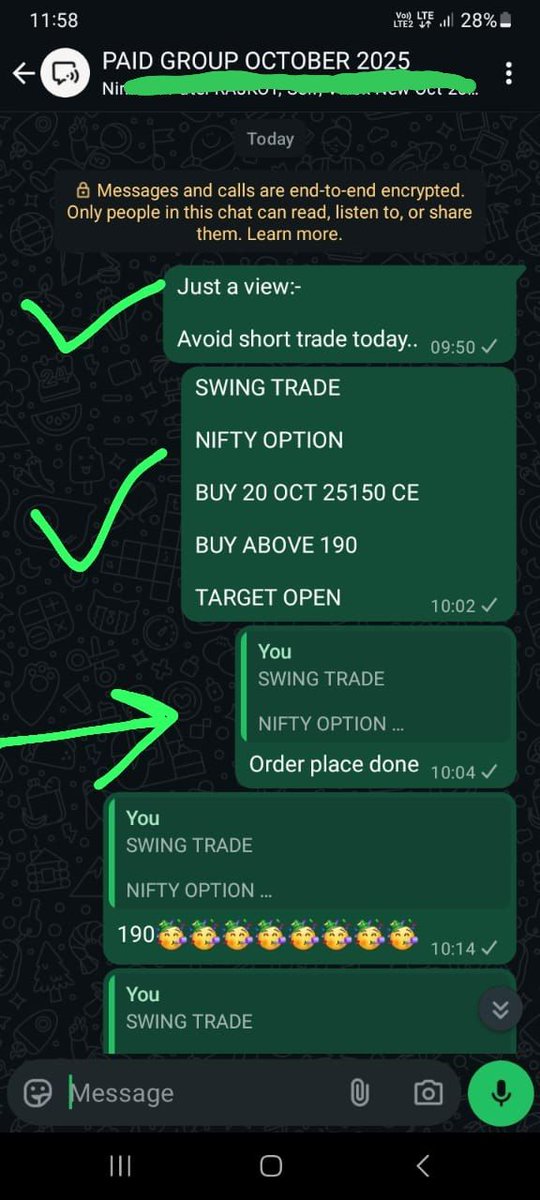 india7773's tweet photo. ⚡ Today jackpot trade given to paid members! ⚡
NIFTY 25150 CE
190 ➡️ 310 = 120 POINTS+
4 LOTS = ₹36,000 PROFIT 💰
ROI 63% DONE 💪 BIG WIN!

#Nifty #NSE #OptionsTrading #StockMarketIndia #JackpotTrade #IntradayTrading #Profit #TraderCommunity #Bullish https://t.co/BSwYZp1El1