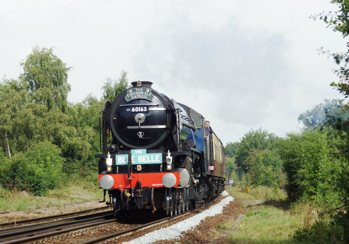 Tornado is currently en route to the <a href="/bluebellrailway/">Bluebell Railway</a> Giants of Steam event.  As arrival is after dark, here's a reminder of a previous visit in Sept 2013 (taken from behind a fence).