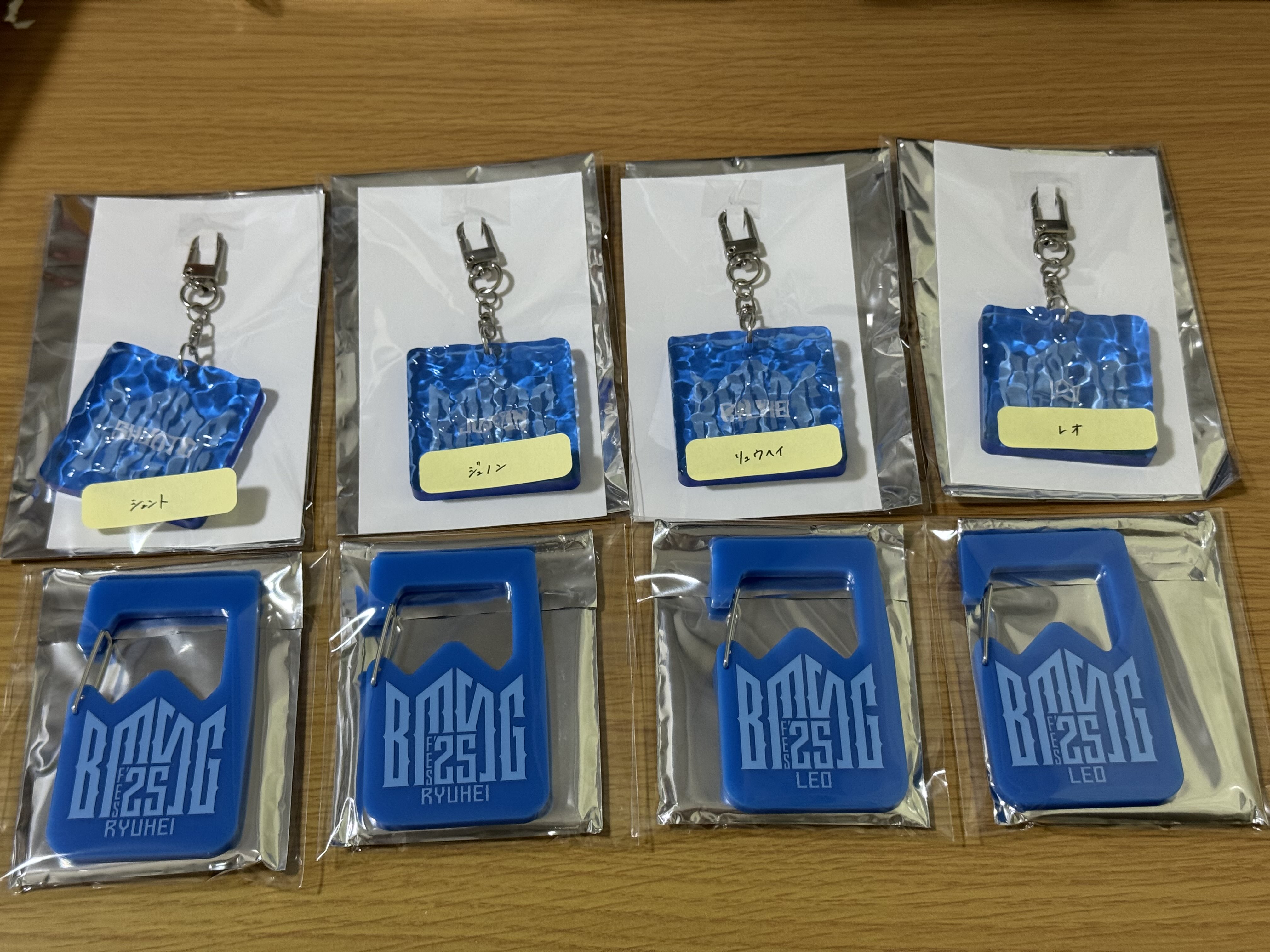 BMSG FES 25 ウェーブキーリング アクリルカラビナ JUNON セット BMSG FES'25 ウェーブキーリング アクリルカラビナ SEITO セイト