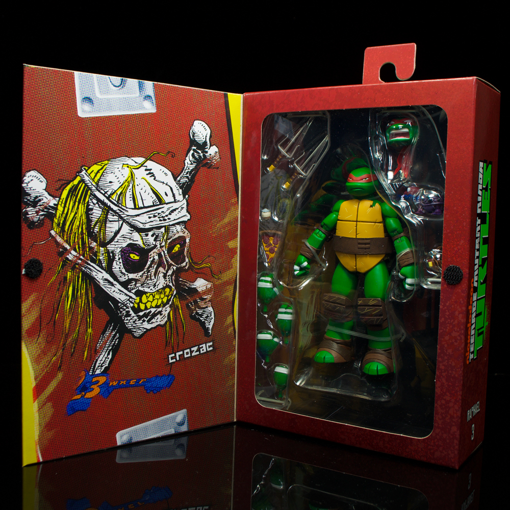 VeebsToys's tweet photo. You know, the #2012TMNT cartoon explored a lot of new spaces for character development, but one thing they did keep consistent within most of the previous version is that #Raphael is a grump. He’s a lovable grump, no doubt and, it’s no surprise that @NECA_TOYS  nailed it. https://t.co/Of4ZAaQOwo