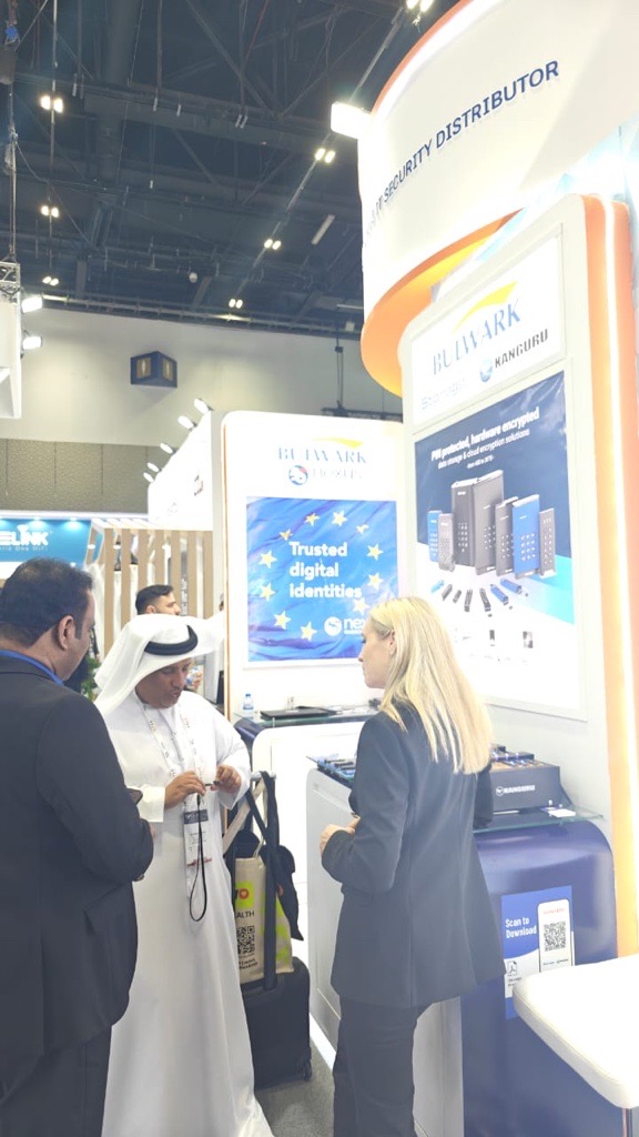 Day 3 at GITEX Global is buzzing! 🚀 

Join iStorage and Bulwark in the Cyber Valley, Hall 25 | Stand D:50. 

Come see our FIPS-certified, hardware-encrypted drives and talk cutting-edge data security! 🛡️ #GITEX #iStorage #Cybersecurity
