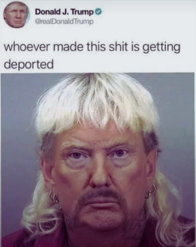 That's a good look for Donald Trump. He will...