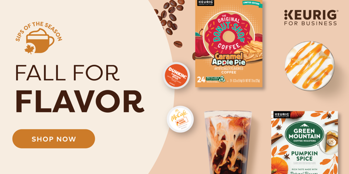 Fall flavors won’t last forever! 🍂
Make sure your office is ready for sweater weather with Keurig Pumpkin Spice and Maple Pecan K-Cups.
Your team (and your clients) will thank you.

📦 Order your fall supply now → bit.ly/3JcQ5GY
#BusinessPerks #OfficeCoffee