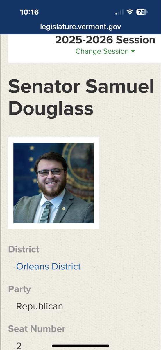 PSS_Postscript's tweet image. Vermont State Senator Samuel Douglass should be sent packing! He was identified as a participant in a private Telegram chat where Young Republican leaders exchanged racist, antisemitic, and violent messages…praising Adolf Hitler, joking about the Holocaust.