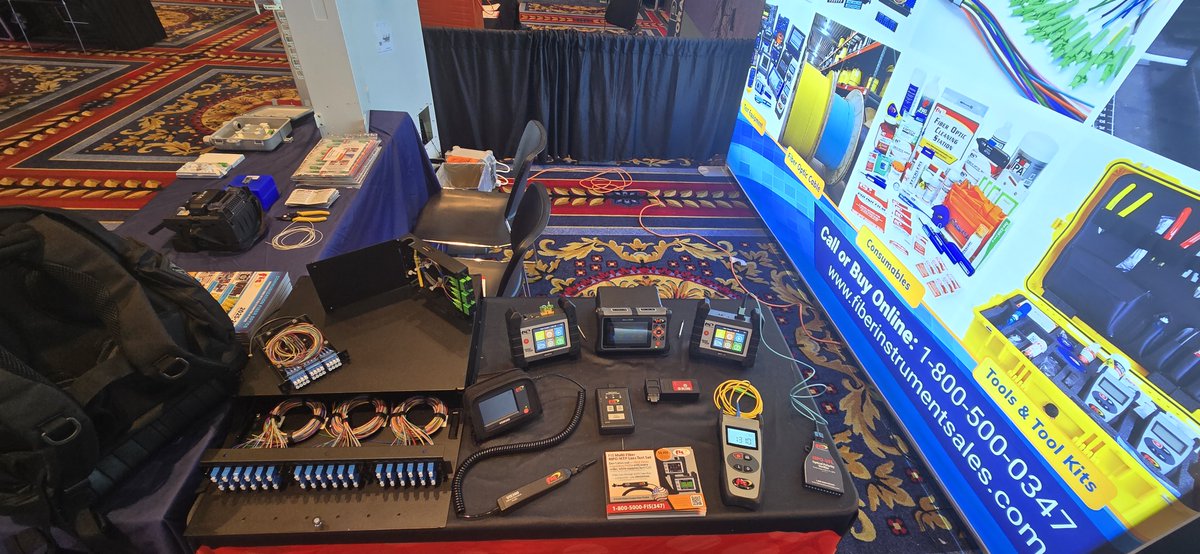 FISsales's tweet image. Here we are, in Las Vegas for the WISPAPALOOZA!
Stop by Booth #222 to see cutting-edge products, expert insights, and hands-on demos you won’t want to miss from FIS! #fiberoptics #WISPAPALOOZA #techinnovation