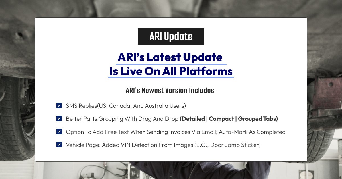 ARI (Auto Repair Software) tweet media