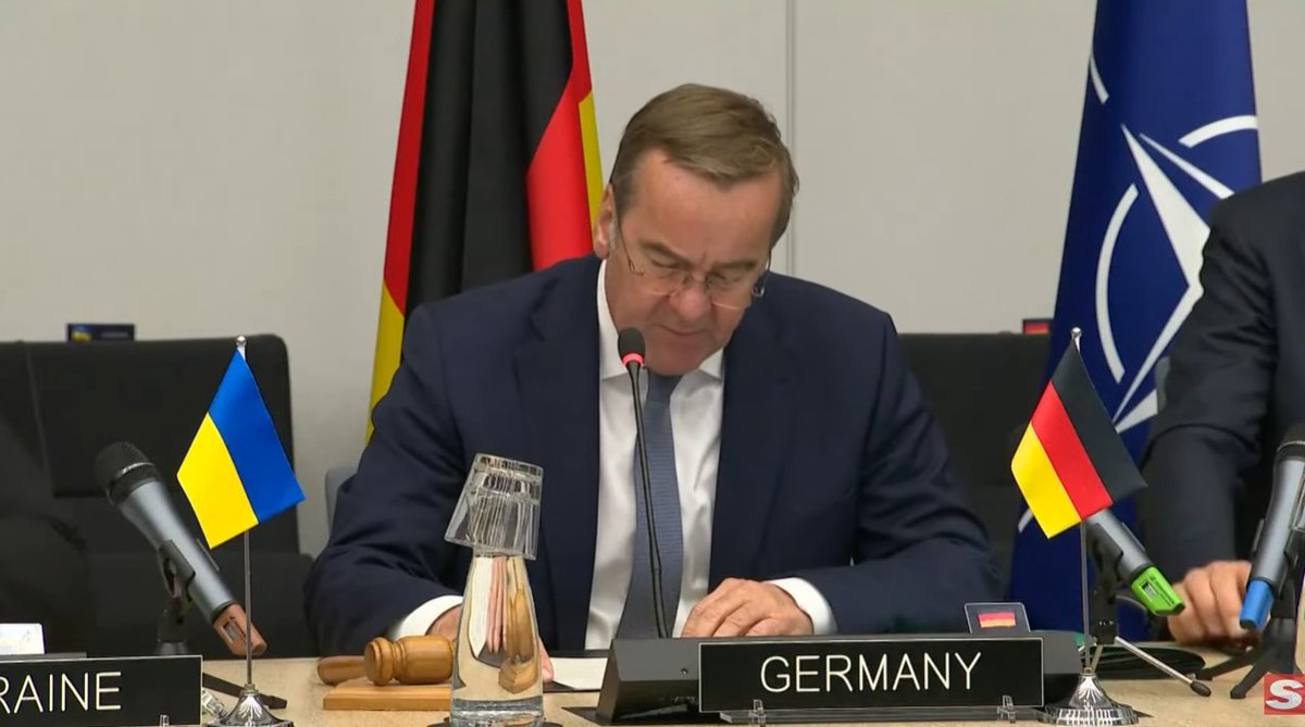 German Defense Minister Boris Pistorius opened the 31st Ramstein meeting by announcing over €2B in new military aid to Ukraine. The package includes Patriots, IRIS-T systems, radar, precision artillery, anti-tank weapons, and more. Germany also launched a major effort to upgrade