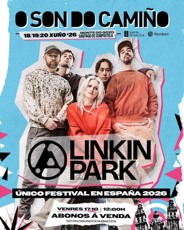 In a surprise announcement that fills one of the remaining 2026 tour dates, Linkin Park will be performing their 3rd Spanish show of their upcoming European Tour in June 2026.

The band will be headlining O Son do Camiño in Santiago de Compostela, Spain.

lplive.net/forums/topic/1…