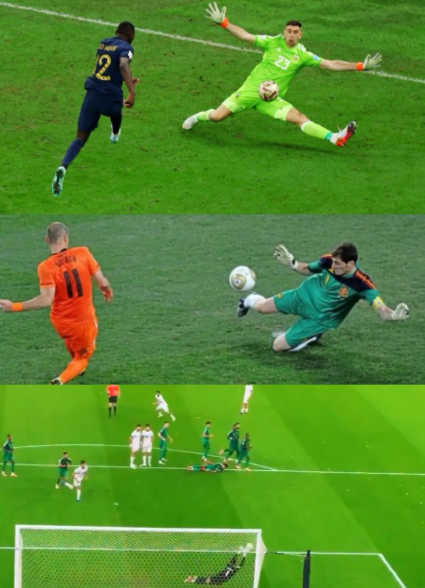 هناك من يسجل المجد بالأقدام
وهناك من يحميه بالقفاز 🧤
عظماء أبوا أن يكتب التاريخ ضدهم