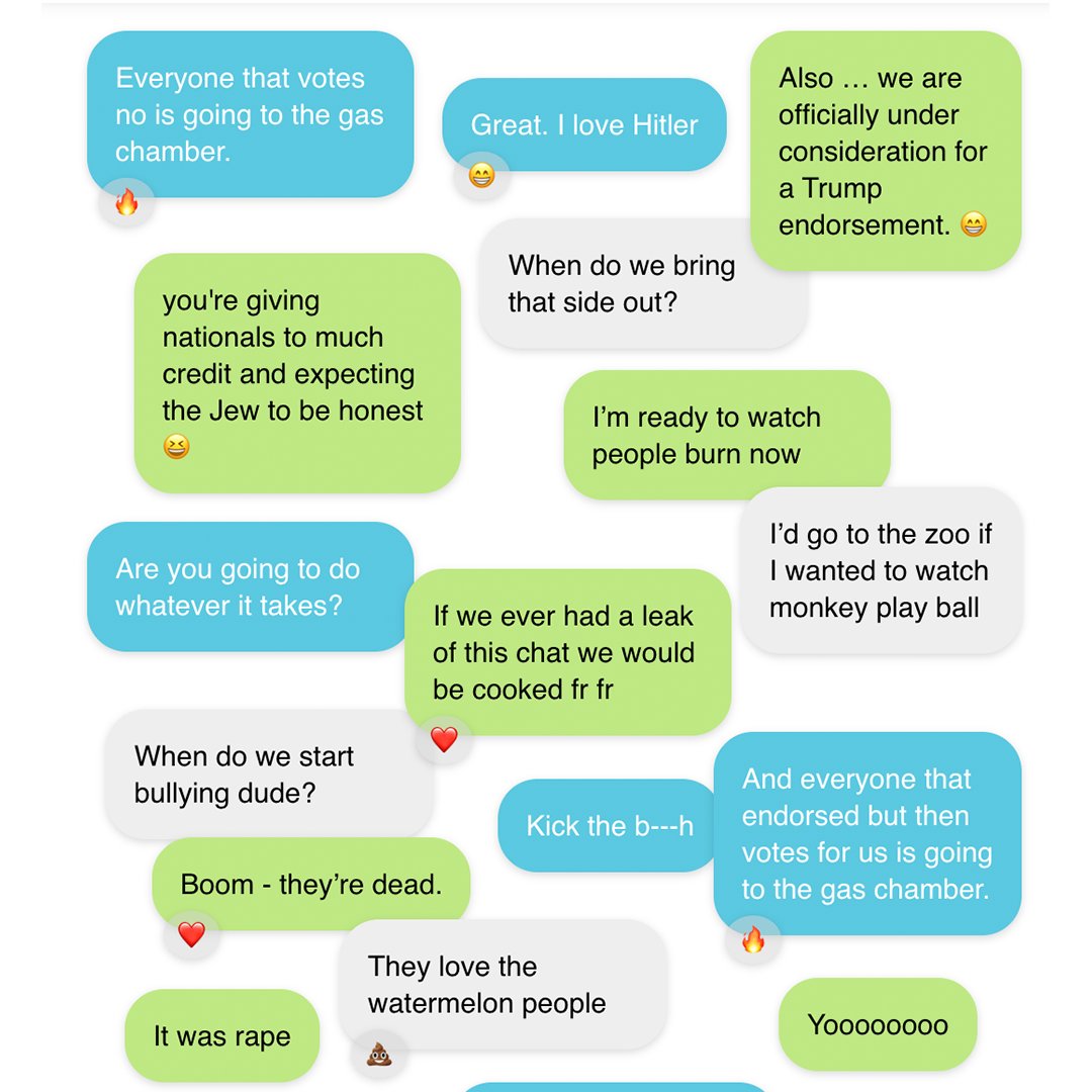 The leaked group chat of Young Republican leadership in Politico yesterday is disgusting, but the long list of elected Republicans who embraced these people with open arms is disturbing.