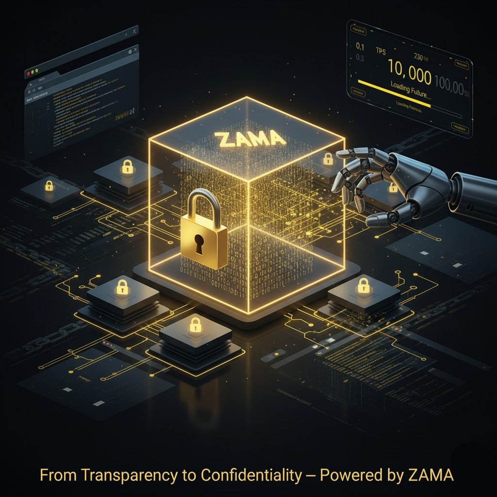 Do you believe your on-chain information is secure? Maybe you should rethink that stance.

Every single transaction, every contract is completely accessible to the public.

Imagine if the chain incorporated some form of confidentiality.

This is precisely what <a href="/zama_fhe/">Zama</a> is