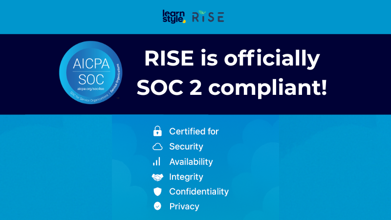 learn_style's tweet image. Big news! RISE– LEARNstyle’s cloud-based Student Services platform is now SOC 2 compliant 🎉 Data security isn’t just a priority at LEARNstyle- it’s who we are 💙

#SOC2 #EdTech #DataSecurity #StudentSuccess #LEARNstyle #RISE
