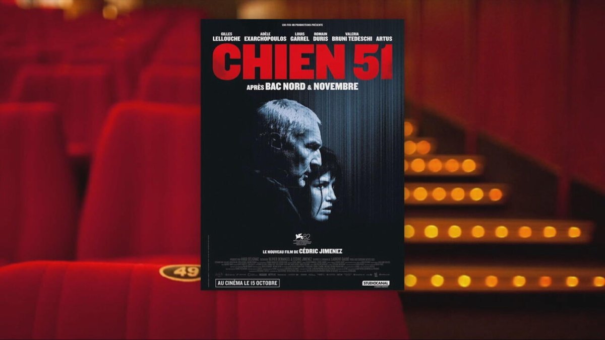 Adèle Exarchopoulos et Gilles Lellouche dans le Paris dystopique de "Chien 51" f24.my/BV60.x