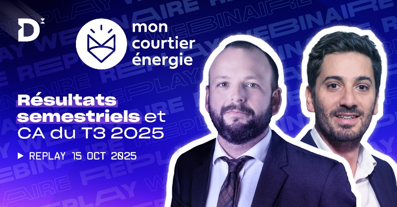 Direct Dirigeants (@directdirigeant) on Twitter photo Découvrez le replay de présentation des résultats semestriels et du CA du T3 2025 de <a href="/MceCourtier/">Mon courtier énergie</a> $ALMCE 👥
youtu.be/vnNyeLTMKSQ 👈 Découvrez le replay de présentation des résultats semestriels et du CA du T3 2025 de <a href="/MceCourtier/">Mon courtier énergie</a> $ALMCE 👥
youtu.be/vnNyeLTMKSQ 👈