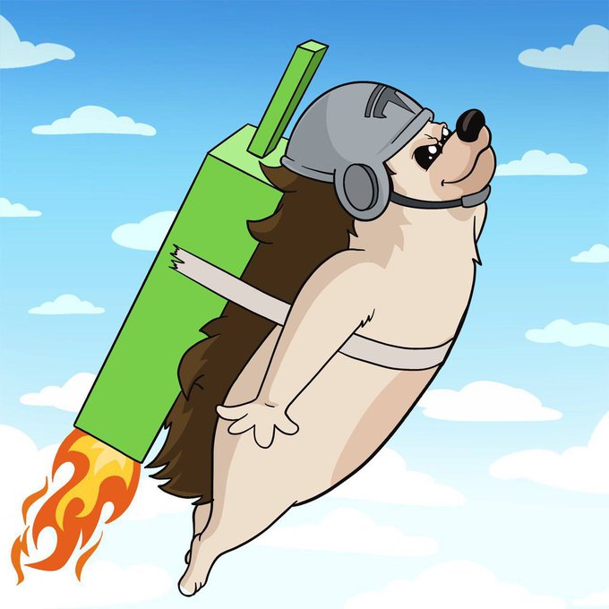 Rizo’s tapped in for today’s <a href="/SpaceX/">SpaceX</a> launch 🚀🦔

Weather delays can’t stop the mission.

Have a great day fam 🌎