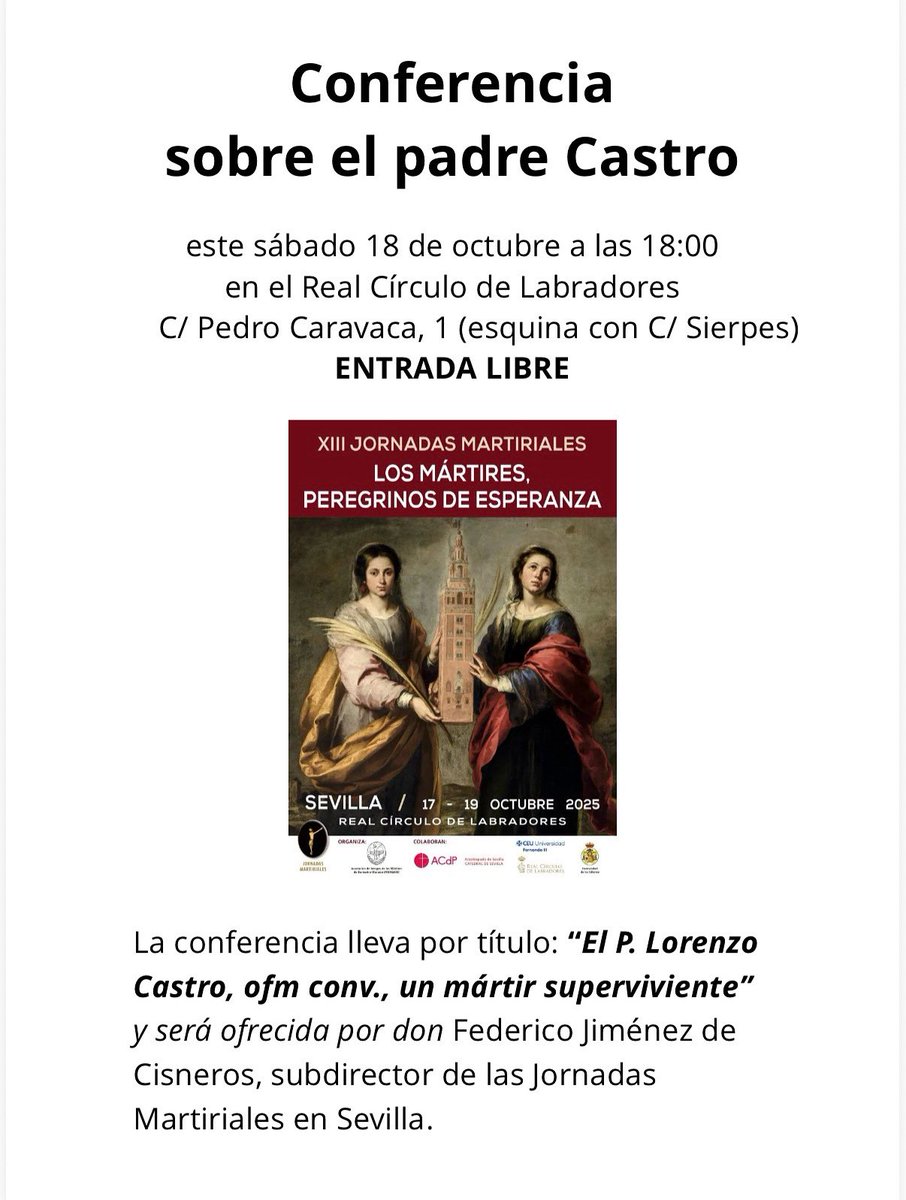 Parroquia Ntra. Sra. de los Desamparados (@ofcdesamparados) on Twitter photo 