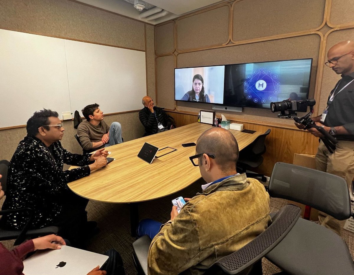 $HBAR - Don’t forget who else was sitting at the table with <a href="/hedera/">Hedera</a> and Secret mountain creator A.R. Rahman, yes that’s right <a href="/sama/">Sam Altman</a> Sam Altman of <a href="/OpenAI/">OpenAI</a>