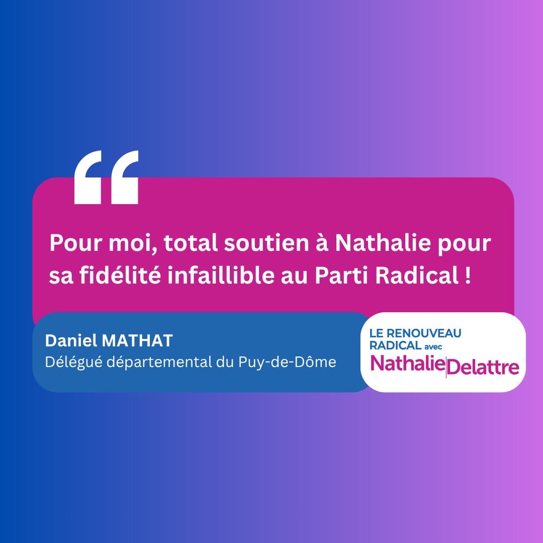 Merci Daniel pour ton soutien ! 🔵🟣