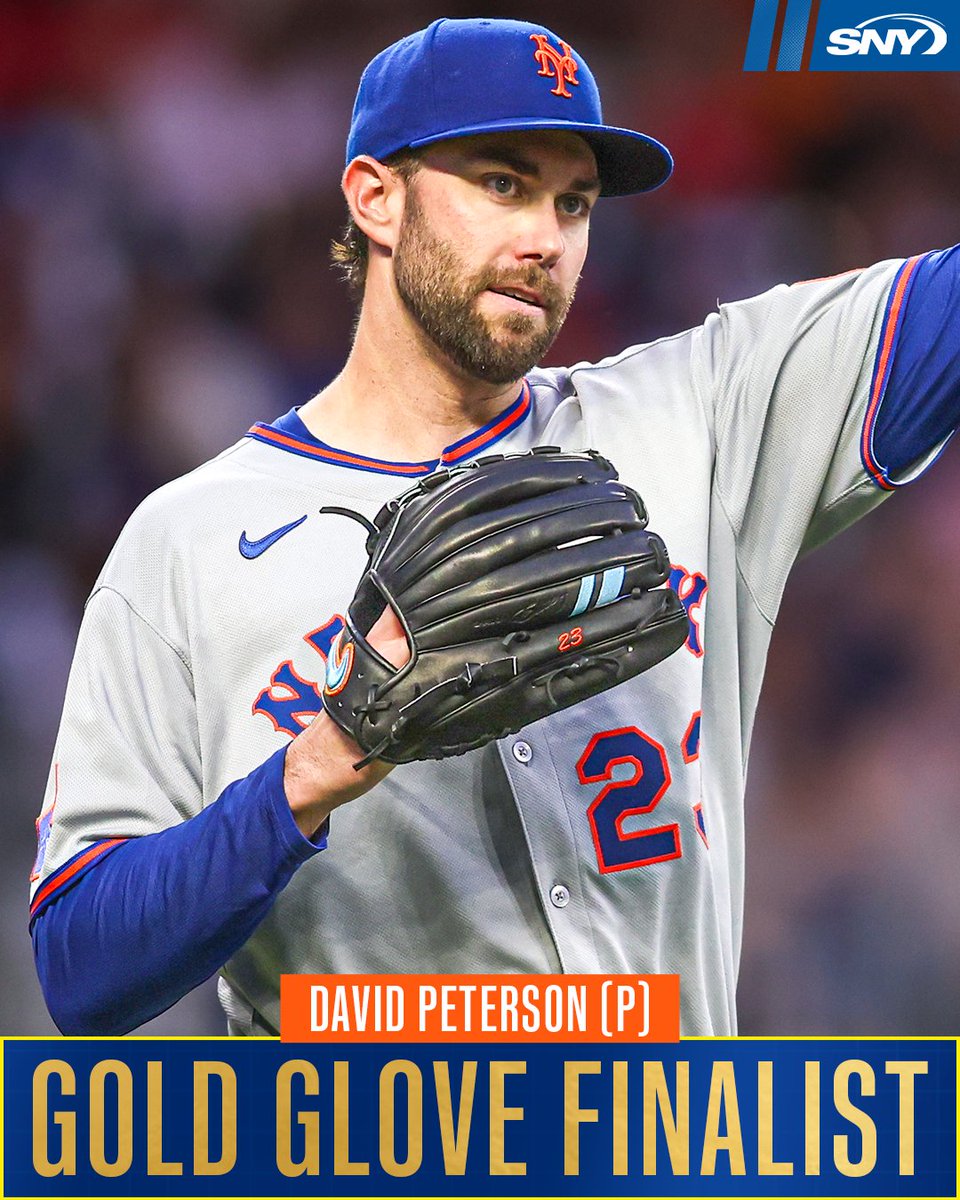 David Peterson has been named a Gold Glove Award Finalist