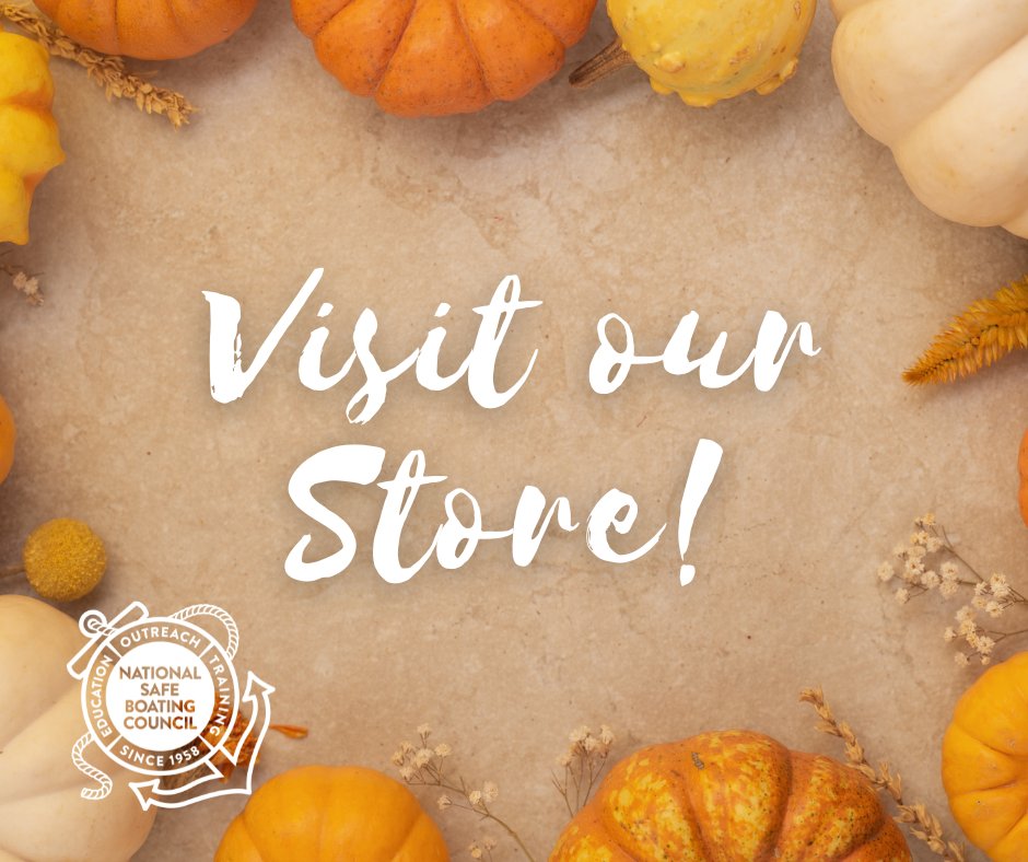 🍁 Okay … we might have gone a little overboard on the fall puns ... Rake in some great finds, pile up the savings, and maybe even pick up a pumpkin spice life jacket (okay not really … but wouldn’t that be something?).
👉 Shop now! safeboatingcouncil.org/shop